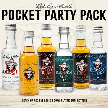 Red Eye Louie's 50ml Pocket Party Pack